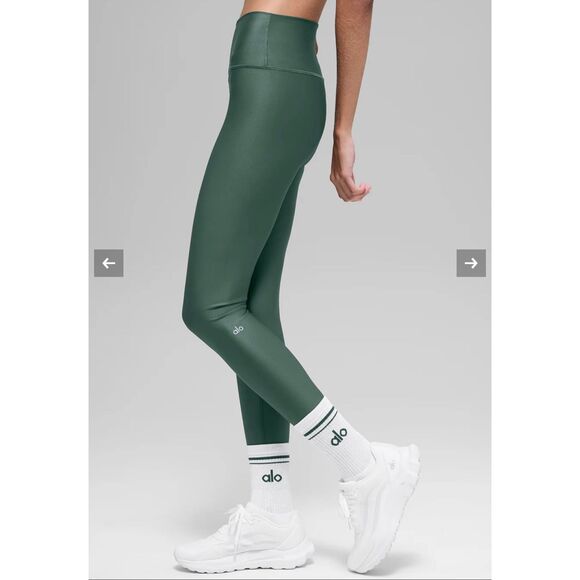 Alo High-Waist Airlift Legging- LIMITED EDITION Color- “Clover Green”- size Medi - Picture 3 of 6